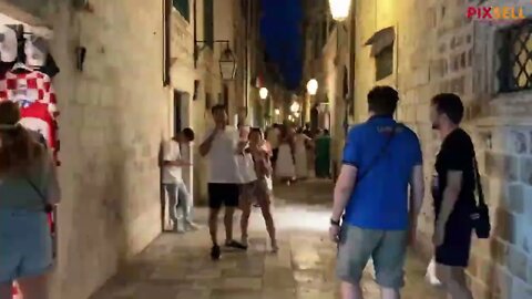 Hyperlapse video ulicama Dubrovnika