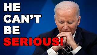 Wait a minute! Joe Biden said what? He is INSANE and OUT OF HIS MIND!