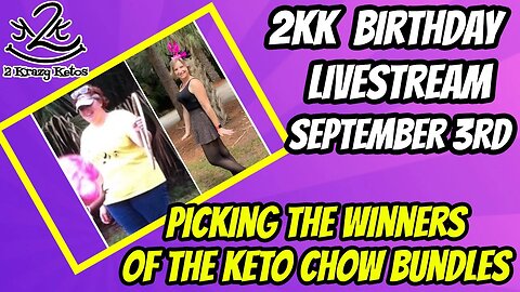 Celebrating Rachel's birthday Live | Who won the Keto Chow Bundles?