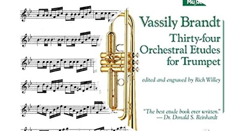 🎺🎺🎺 34 Orchestral Studies by Vassily Brandt - 02 [TRUMPET STUDIES]