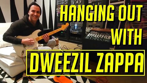 Dweezil Zappa CRAZY Studio (Guitar Playing Inside🤯 )