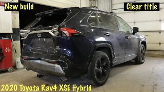 Rebuilding a totaled 2020 Toyota RAV4 XSE Hybrid with a clear title