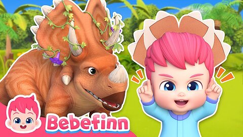 Triceratops The Dinosaur!ㅣBebefinn Nursery Rhymes and Kids Songs