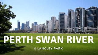 Perth Swan River And Langley Park