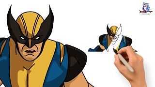 How To Draw Wolverine Fortnite Skin - Easy Art Tutorial