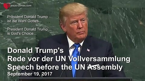 September 19, 2017 🇺🇸 DONALD TRUMP's UN Speech 🇩🇪 DONALD TRUMPs UNO Rede mit Untertitel in deutsch