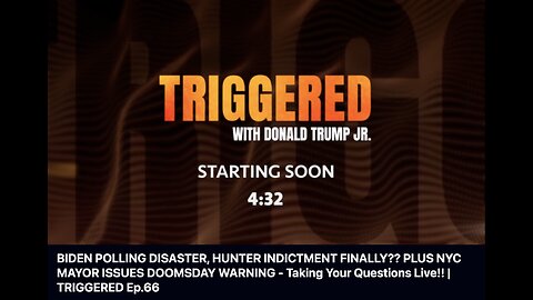 Live Q&A on "Triggered with Donald Trump Jr." Ep 66 (09-07-2023) [Pt 2]