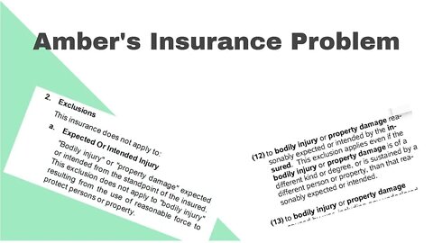 Amber's Insurance Problem