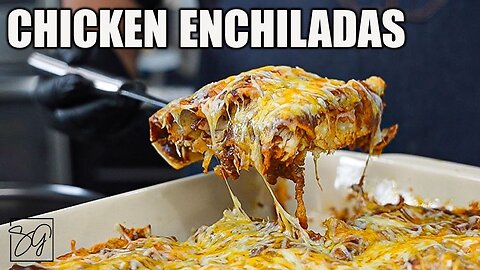 How to Make the Best EVER Chicken Enchiladas.