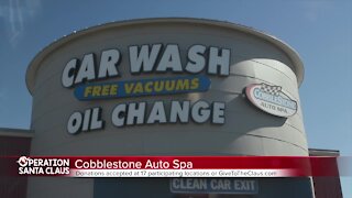 Cobblestone partners with Operation Santa Claus with Wash Your Sleigh Days!