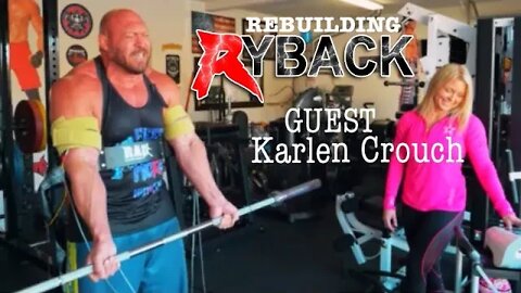 Rebuilding Ryback With Guest Karlen Crouch Neubie training Device - Feed Me More Fitness