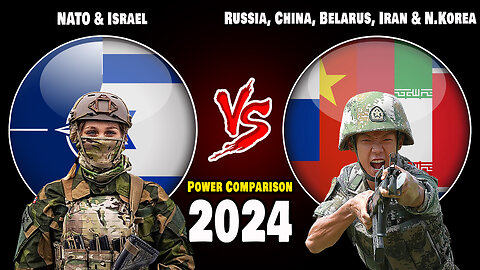 NATO & Israel vs Russia, China, Belarus Iran & North Korea Military Power Comparison 2024