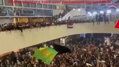 Iraqi protesters take over parliament second time