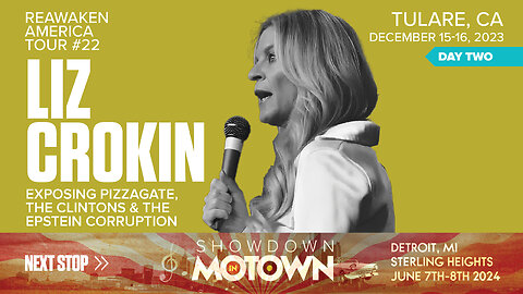 ReAwaken America Tour | Liz Crokin | Exposing Pizzagate, the Clintons & the Epstein Corruption