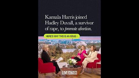 Kamala Harris Joined Assault Survivor To Promote Abortion