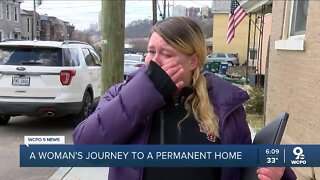 Woman's journey to permanent home in Cincinnati