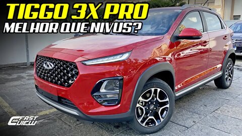 NOVO CAOA CHERY TIGGO 3X PRO 1.0 TURBO 2022! DETALHES DA VERSÃO TOP DE LINHA DO SUV - Fast Car View