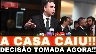 AGORA: PACHECO SE LEVANTA CONTRA MINISTROS DO STF!! DECISÃO TOMADA!! ACABOU....