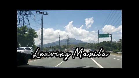 Leaving Manila | On Our Way to Bicol | Makati To Lucena Road