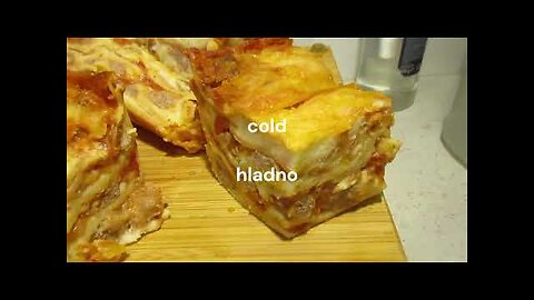 lasagna (hot or cold) - lazanja (vruća ili hladna)