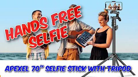 Apexel JJ070 70" Cell Phone Selfie Stick Tripod Review