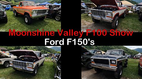 07-15-23 Moonshine Valley F100 Show F150s