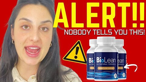 ⛔ CAUTION AND ALERT! - BioLean Assessment - Reviews of BioLean - BioLean Weight Loss Evaluation