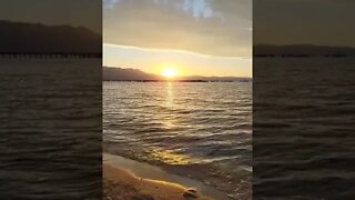 Beautiful Sunset At Lake Tahoe