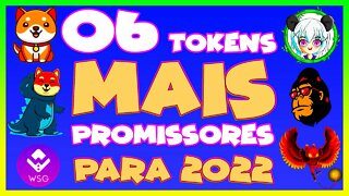 06 tokens mais promissores para 2022 !!!