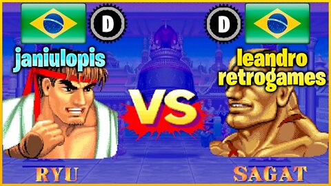 Street Fighter II': Champion Edition (janiulopis Vs. leandro retrogames) [Brazil Vs. Brazil]