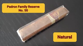 Padron Family Reserve No. 50 Natural cigar review