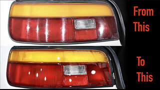 How to Restore Badly Scratched & Oxidised Car Tail Lights