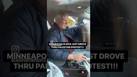MN City Council Candidate Zach Metzger Blocks Highway & Harasses Driver During Pro-Palestine Protest