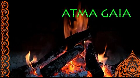 RELAXING FIREPLACE WITH ACOUSTIC GUITAR, COZY CRACKLING FIREPLACE SOUNDS, IN 4K, CALM GUITAR 528HZ