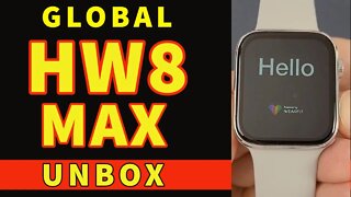 HW8 Max Global Version smartwatch unbox always on display watch sereis 8 pk HW7 DT7 MAX