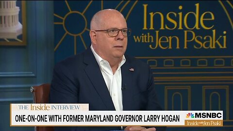 RINO Larry Hogan Won't Vote For Trump If He's Republican Nominee