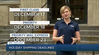 Holiday shipping deadlines to mark down on your calendar