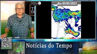 Previsão do tempo indica mais chuvas no Sul e calor nos próximos dias