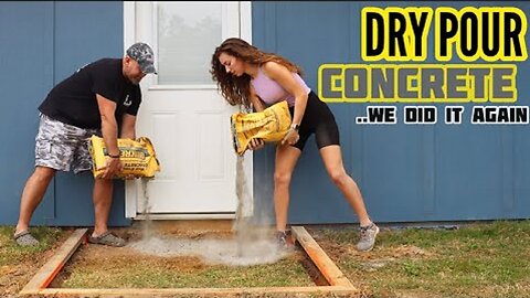 How To DRY POUR CONCRETE SLAB Step By Step Plus Tips And Tricks