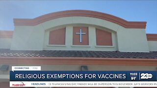 Some turn to exemptions instead of Covid-19 vaccine
