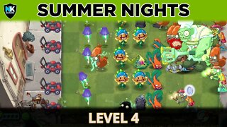 PvZ 2 - Summer Nights Event - Level 4 - Level 1 Plants