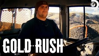 1 Million Dollar Rock Truck Falls Into Pond! Gold Rush