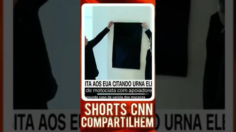 Bolsonaro fecha visita aos EUA citando urna eletrônica | @shortscnn