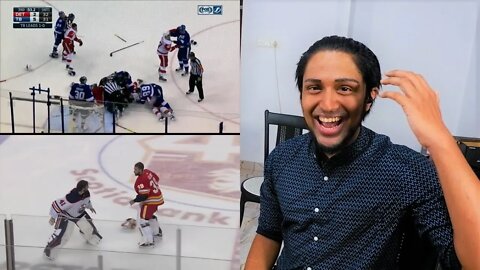 INDIAN REACTS to NHL: Line Brawls
