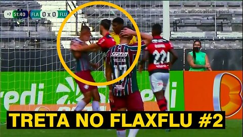 BRIGA | gustavo henrique e david braz e hugo / FLAMENGO X FLUMINENSE | filipe melo - flaxflu