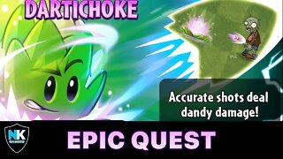 PvZ 2 - Epic Quest: Dartichoke - Level 1 Plants