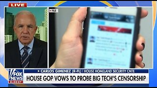 Rep Gimenez: Big Tech's Censorship Needs To Be Investigated!