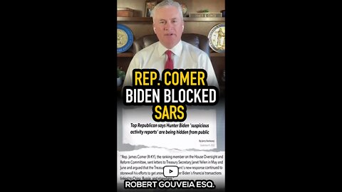 Rep. James Comer REVEALED The Cover Up Biden Administration Did #shorts