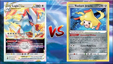 Pokemon TCG Online Lugia VSTAR Necrozma V VS Radiant Jirachi Zoroark!!