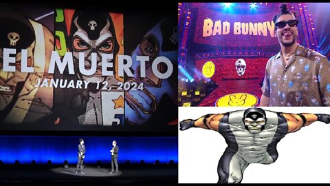 EL MUERTO Cast BAD BUNNY for Standalone Marvel Sony Movie - Bad Bunny Needs To Hit The Juice NOW!